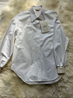 Alexander McQueen White Long-Sleeve Button Shirt